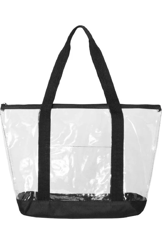 Women's Tote Bag with Magnetic Closure in Orange for Easy Access on the GoLiberty Bags Clear Boat Tote
