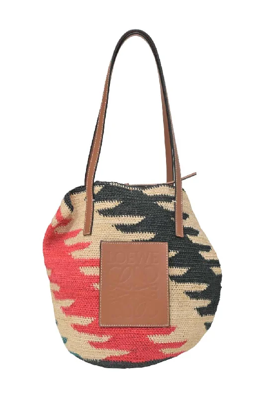 Women's Tote Bag with Inner Compartments in Gray for Organizing Everyday Essentials[WB6722] Loewe | Tote Bag