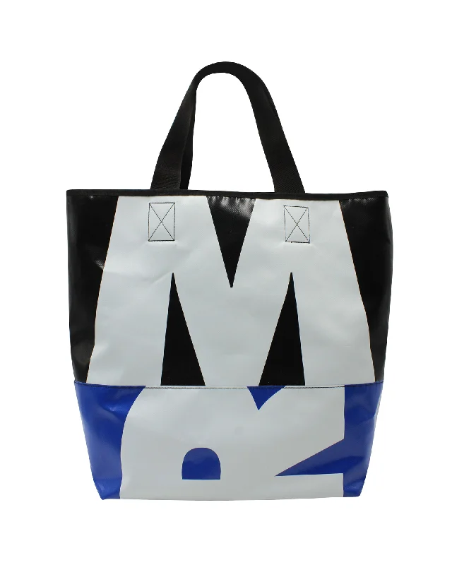 Women's Tote Bag with Zipper Closure in Red for Secure StorageMarni Logo Shopper's Tote Bag in Multicolor Polyester