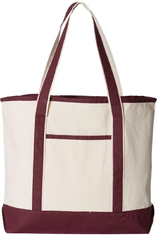 Medium - Sized Canvas Tote Bag in Navy Blue with Striped Pattern for a Nautical - Inspired LookQ-Tees 34.6L Large Canvas Deluxe Tote Medium - Sized Canvas Tote Bag in Navy Blue with Striped Pattern for a Nautical - Inspired LookQ-Tees 34.6L Large Canvas Deluxe Tote