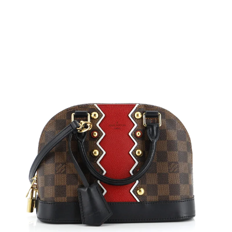 Shoulder Bag with Chain Strap in Silver for a Trendy AppearanceAlma Handbag Limited Edition Damier Karakoram BB Shoulder Bag with Chain Strap in Silver for a Trendy AppearanceAlma Handbag Limited Edition Damier Karakoram BB