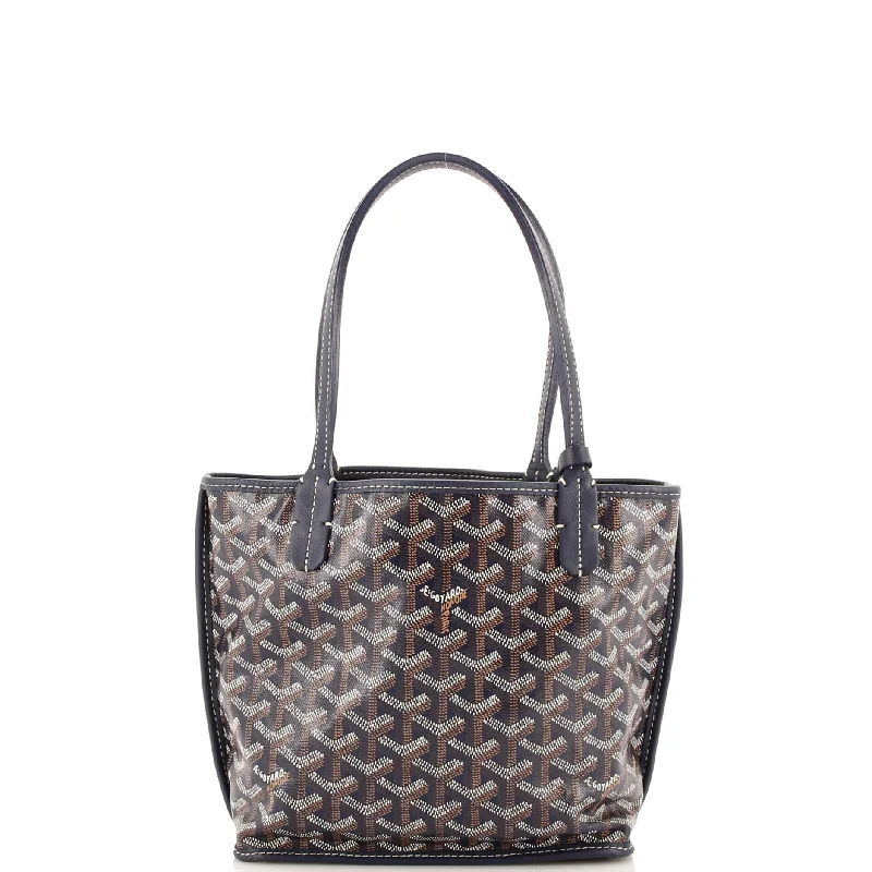 Metallic Tote Bag in Rose Gold with Chain Handles for a Glamorous Night OutAnjou Reversible Tote Coated Canvas Mini Metallic Tote Bag in Rose Gold with Chain Handles for a Glamorous Night OutAnjou Reversible Tote Coated Canvas Mini