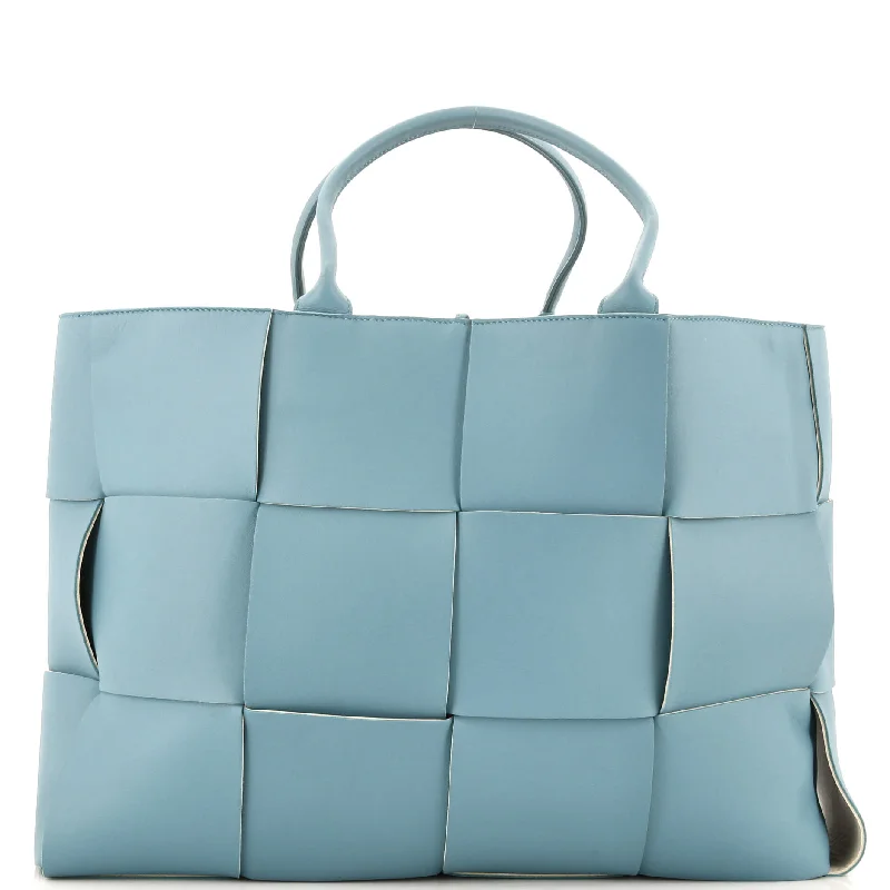 Arco Tote Maxi Intrecciato Leather Large