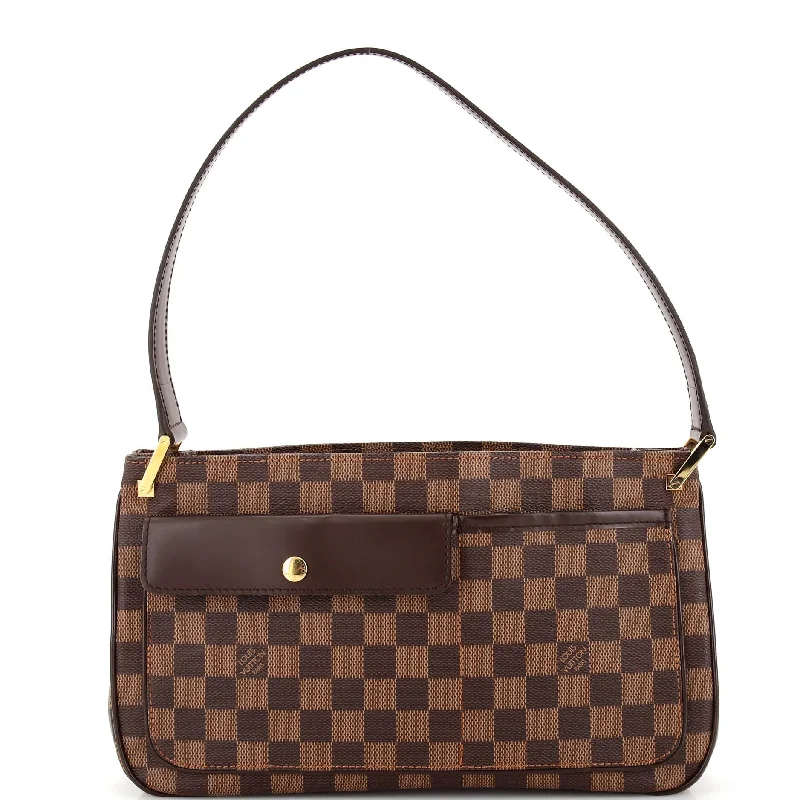 Women's Shoulder Bag with Adjustable Strap in Pink for ComfortAubagne Bag Damier