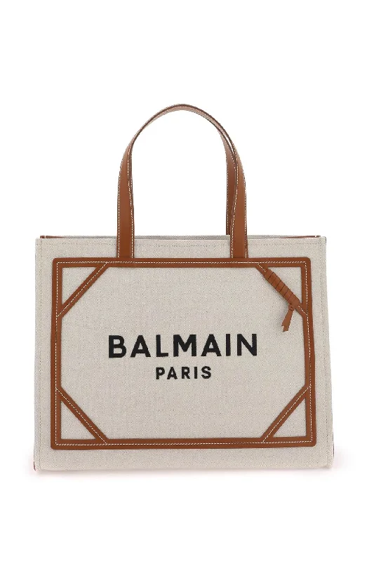 Monogrammed Tote Bag in Brown Leather with Personalized Initials for a Custom and Elegant TouchBalmain B-Army 42 Tote Bag Monogrammed Tote Bag in Brown Leather with Personalized Initials for a Custom and Elegant TouchBalmain B-Army 42 Tote Bag