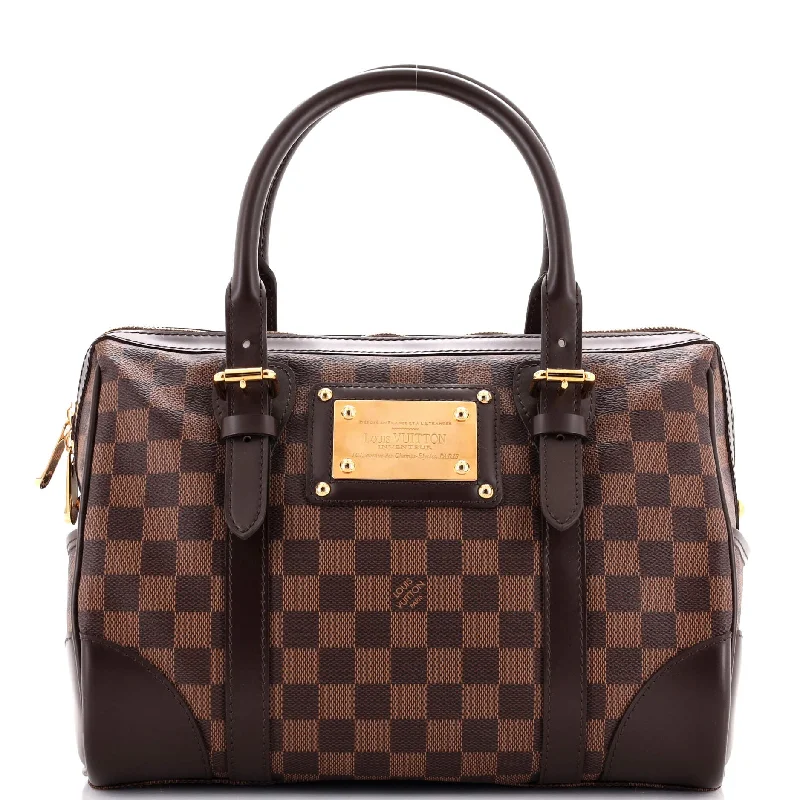 Pvc Shoulder Bag in Clear with Glitter for a Fun and Modern LookBerkeley Handbag Damier Pvc Shoulder Bag in Clear with Glitter for a Fun and Modern LookBerkeley Handbag Damier