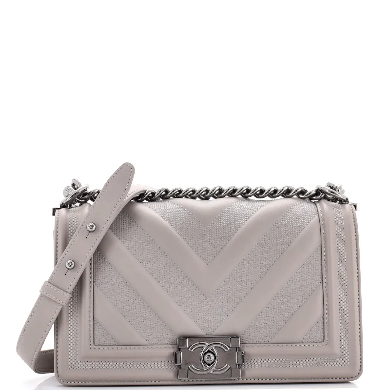 Women's Shoulder Bag with Adjustable Strap in Pink for ComfortBoy Flap Bag Perforated Chevron Lambskin Old Medium Women's Shoulder Bag with Adjustable Strap in Pink for ComfortBoy Flap Bag Perforated Chevron Lambskin Old Medium