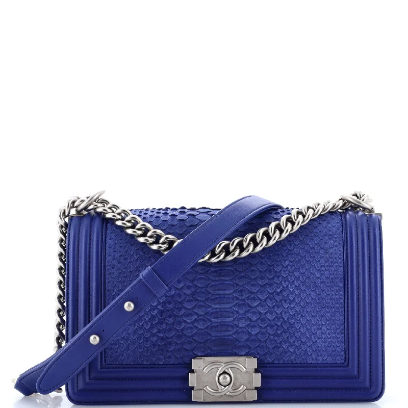 Women's Shoulder Bag with Zippered Pockets in Orange for SafetyBoy Flap Bag Python Old Medium Women's Shoulder Bag with Zippered Pockets in Orange for SafetyBoy Flap Bag Python Old Medium