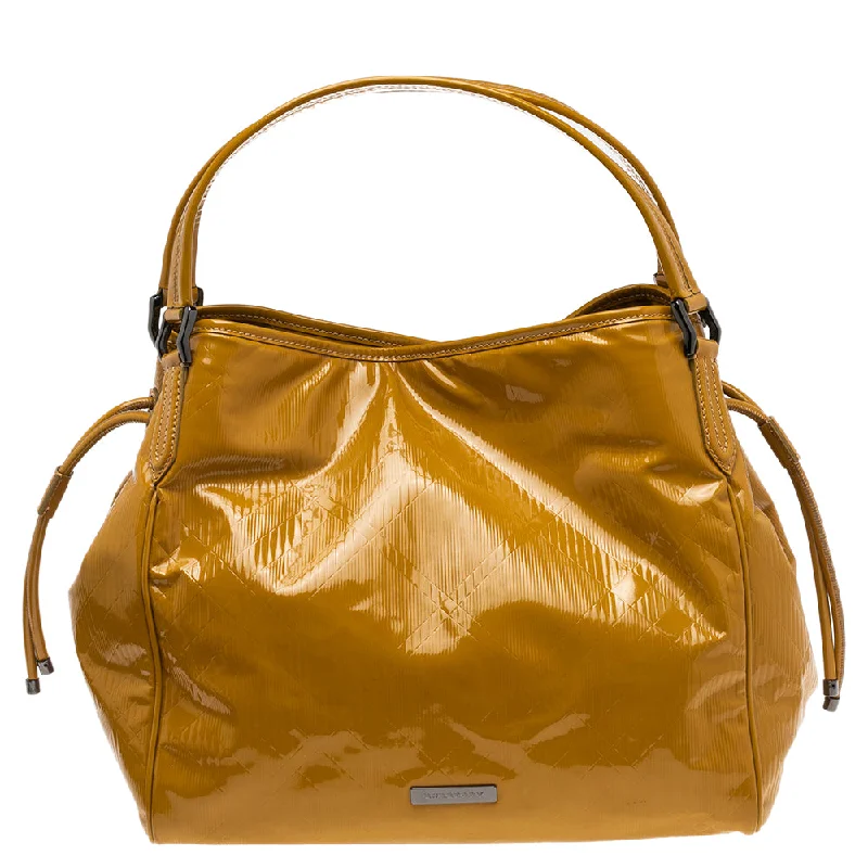 Large Capacity Genuine Leather Women's Tote Bag in Black for Work and CommutingBurberry Mustard Patent Leather Large Bilmore Tote Large Capacity Genuine Leather Women's Tote Bag in Black for Work and CommutingBurberry Mustard Patent Leather Large Bilmore Tote
