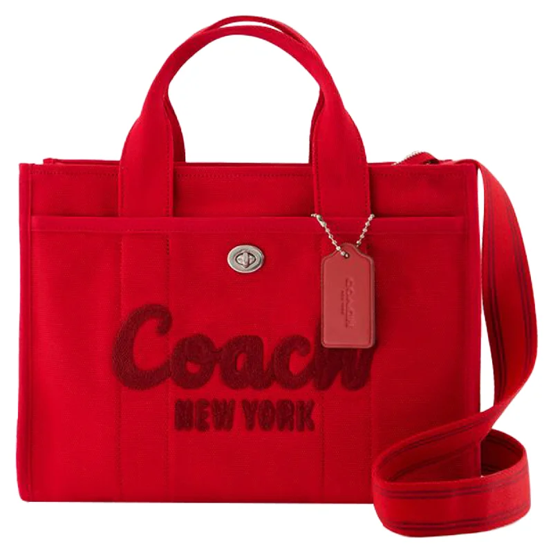 Waterproof Tote Bag in Yellow for Outdoor Activities in Wet WeatherCargo Tote - Coach - Cotton - Red Waterproof Tote Bag in Yellow for Outdoor Activities in Wet WeatherCargo Tote - Coach - Cotton - Red