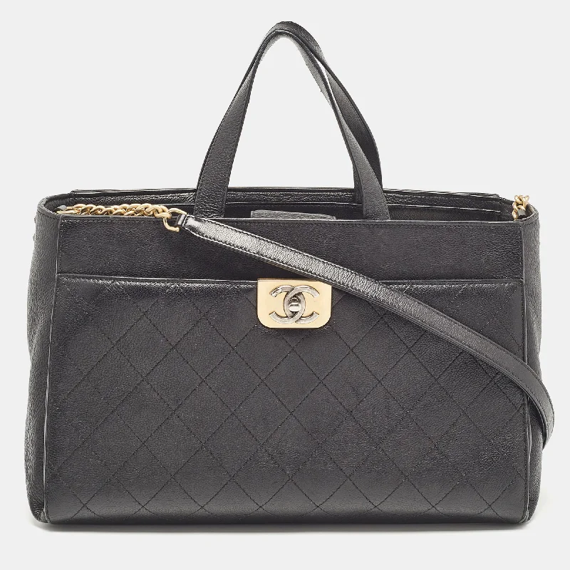 Women's Tote Bag with Magnetic Closure in Orange for Easy Access on the GoChanel Black Quilted Caviar Leather Straight Line Tote Women's Tote Bag with Magnetic Closure in Orange for Easy Access on the GoChanel Black Quilted Caviar Leather Straight Line Tote