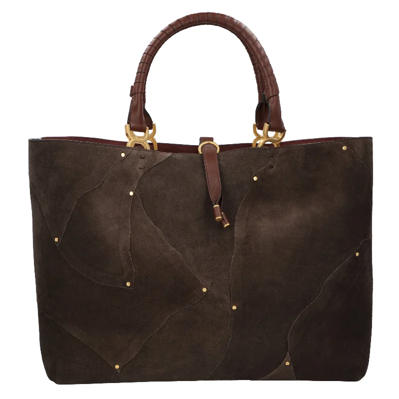 Tote Bag with Adjustable Shoulder Strap in Olive Green for Comfortable CarryingChloé Marcie Large Leather Tote Bag Brown Tote Bag with Adjustable Shoulder Strap in Olive Green for Comfortable CarryingChloé Marcie Large Leather Tote Bag Brown