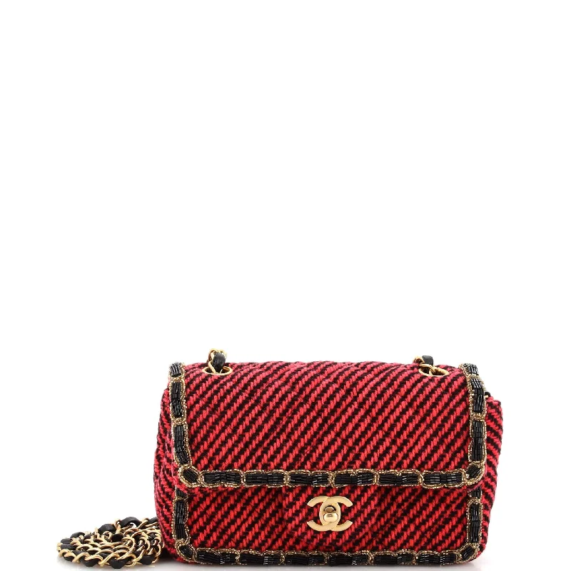 Crossbody Shoulder Bag in Black Leather with Gold Hardware for Night OutsClassic Single Flap Bag Braided Quilted Wool with Beaded Trim Mini Crossbody Shoulder Bag in Black Leather with Gold Hardware for Night OutsClassic Single Flap Bag Braided Quilted Wool with Beaded Trim Mini