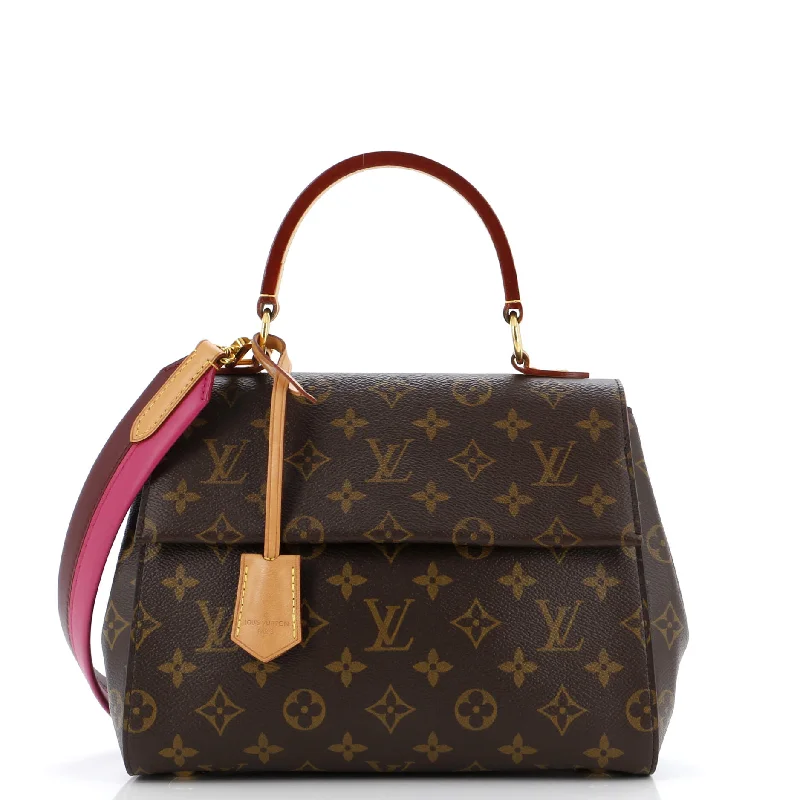 Printed Silk Shoulder Bag in Red for a Pop of ColorCluny Top Handle Bag Monogram Canvas BB Printed Silk Shoulder Bag in Red for a Pop of ColorCluny Top Handle Bag Monogram Canvas BB