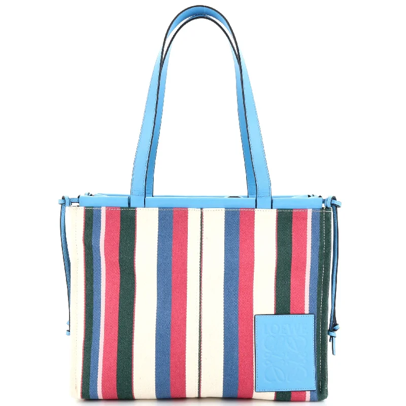 Women's Tote Bag with Magnetic Closure in Orange for Easy Access on the GoCushion Tote Striped Canvas Large Women's Tote Bag with Magnetic Closure in Orange for Easy Access on the GoCushion Tote Striped Canvas Large