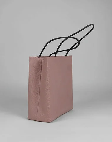 Medium - Sized Canvas Tote Bag in Navy Blue with Striped Pattern for a Nautical - Inspired LookCute Womens Small Pink Leather Shoulder Tote Bag Small Best Tote Shopper Bag Purse for Ladies