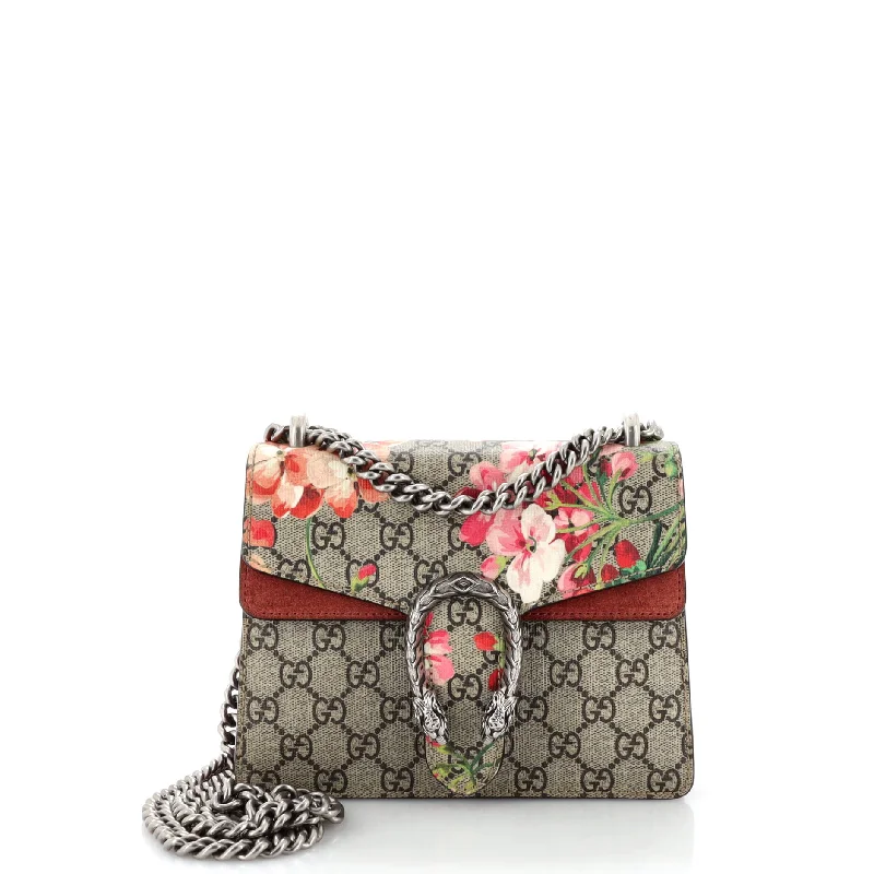 Dionysus Bag Blooms Print GG Coated Canvas Mini