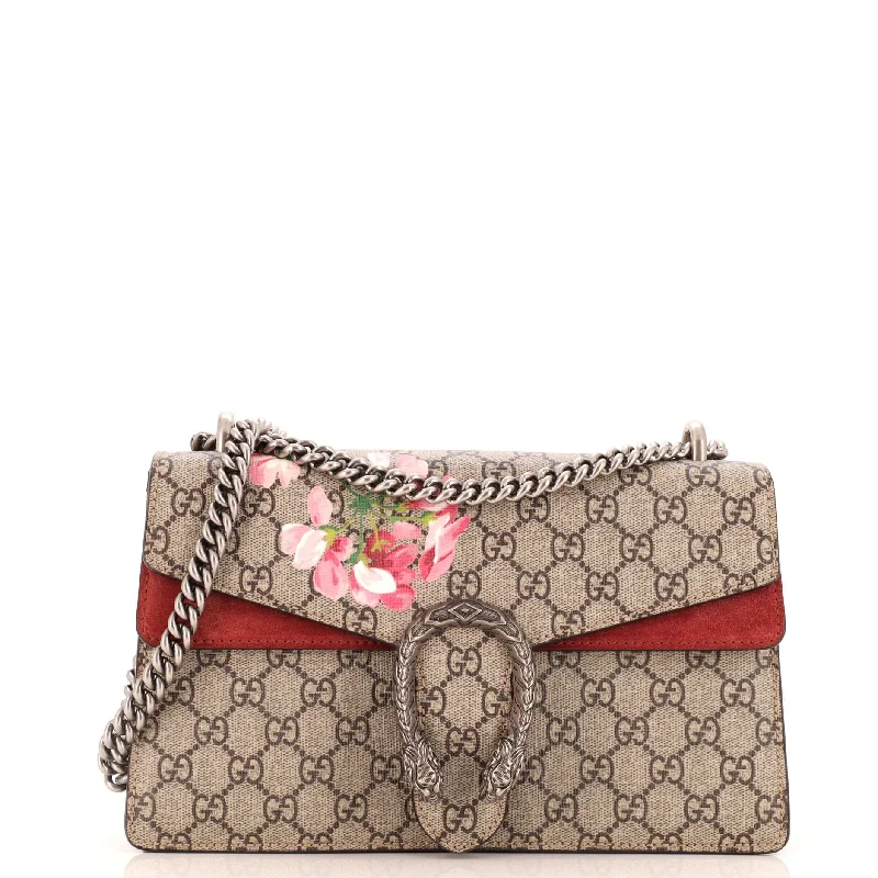 Printed Silk Shoulder Bag in Red for a Pop of ColorDionysus Bag Blooms Print GG Coated Canvas Small Printed Silk Shoulder Bag in Red for a Pop of ColorDionysus Bag Blooms Print GG Coated Canvas Small