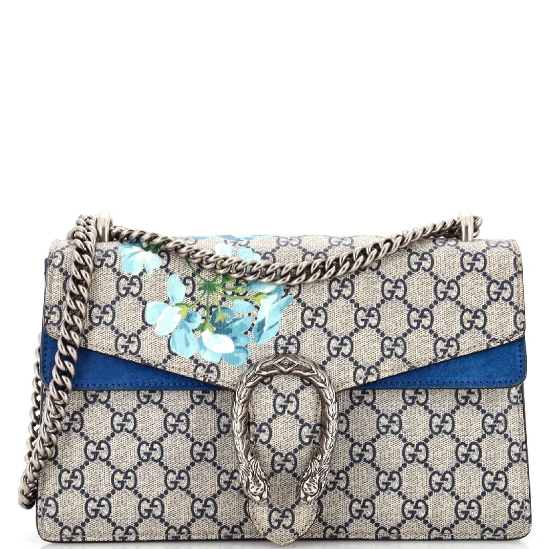 Pvc Shoulder Bag in Clear with Glitter for a Fun and Modern LookDionysus Bag Blooms Print GG Coated Canvas Small Pvc Shoulder Bag in Clear with Glitter for a Fun and Modern LookDionysus Bag Blooms Print GG Coated Canvas Small