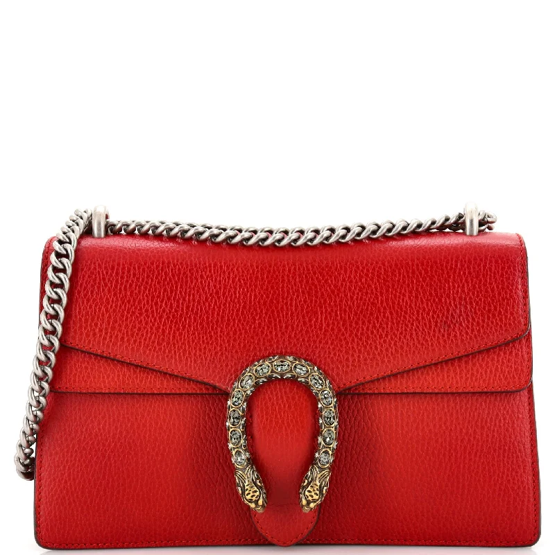 Metallic Shoulder Bag in Gold for Special OccasionsDionysus Bag Leather Small