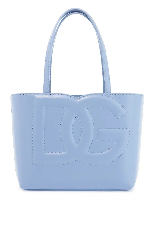 Women's Tote Bag with Zipper Closure in Red for Secure StorageDolce & Gabbana Dg Logo Small Tote Bag