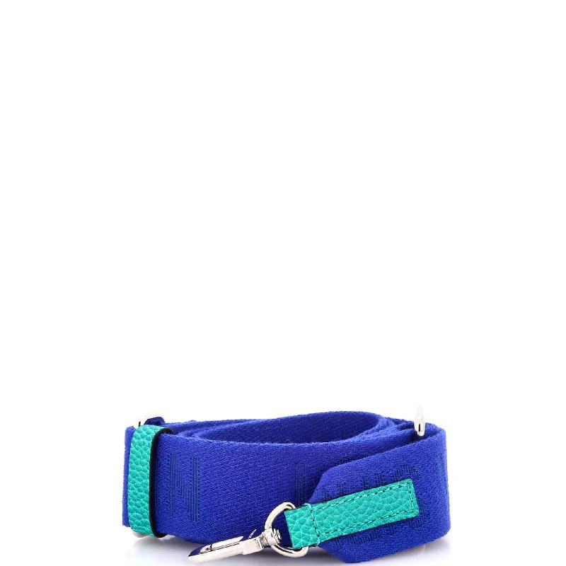 Double Phone Pouch Shoulder Strap Canvas with Limited Edition Illusion Monogram Taurillon Leather