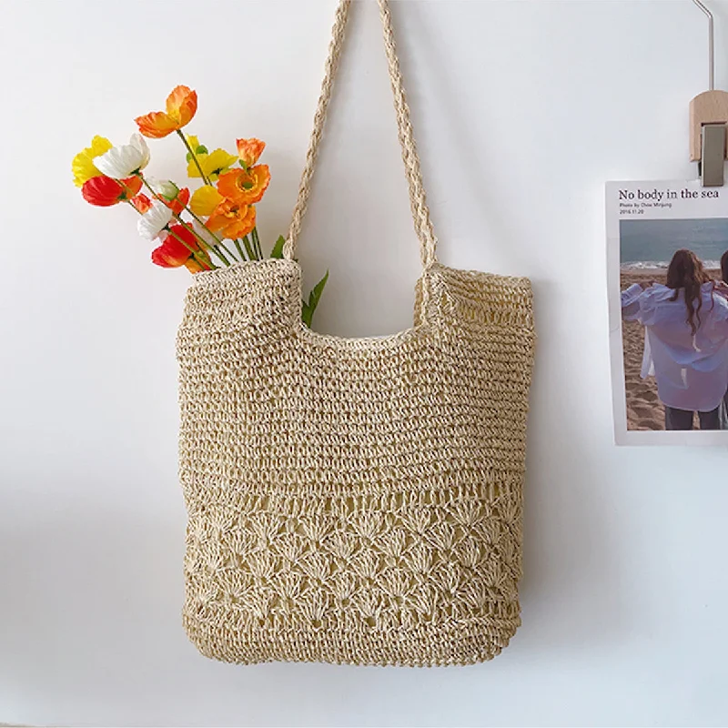 Women's Tote Bag with Magnetic Closure in Orange for Easy Access on the GoElena Handbags Large Beach Straw Woven Tote Women's Tote Bag with Magnetic Closure in Orange for Easy Access on the GoElena Handbags Large Beach Straw Woven Tote