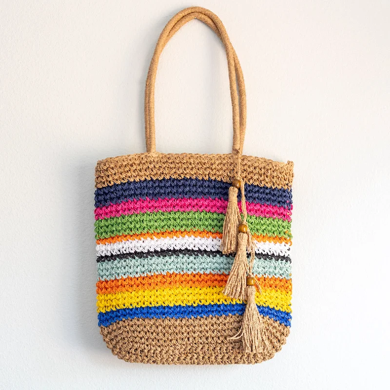 Women's Tote Bag with Inner Compartments in Gray for Organizing Everyday EssentialsElena Handbags Large Straw Woven Tote Bag Women's Tote Bag with Inner Compartments in Gray for Organizing Everyday EssentialsElena Handbags Large Straw Woven Tote Bag