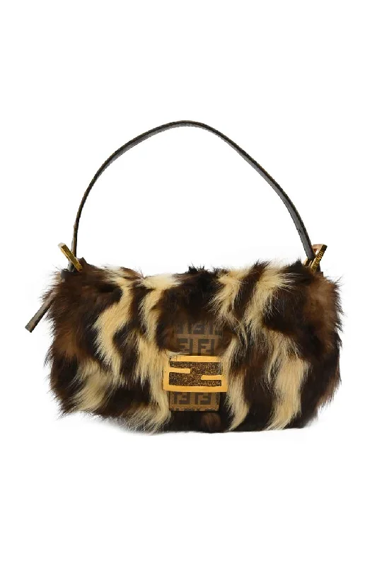 Crossbody Shoulder Bag in Black Leather with Gold Hardware for Night Outs[WB5850] Fendi | Shoulder Bag