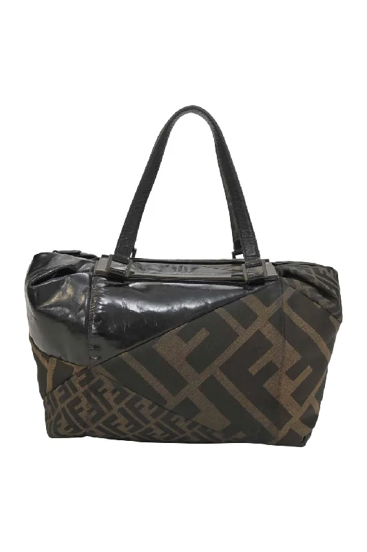 Shoulder Bag with Geometric Pattern in Multicolor for a Contemporary Style[WB6216] Fendi | Shoulder Bag