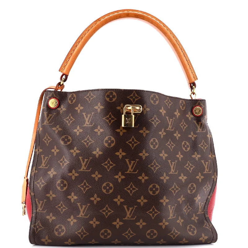 Metallic Shoulder Bag in Gold for Special OccasionsGaia Handbag Monogram Canvas