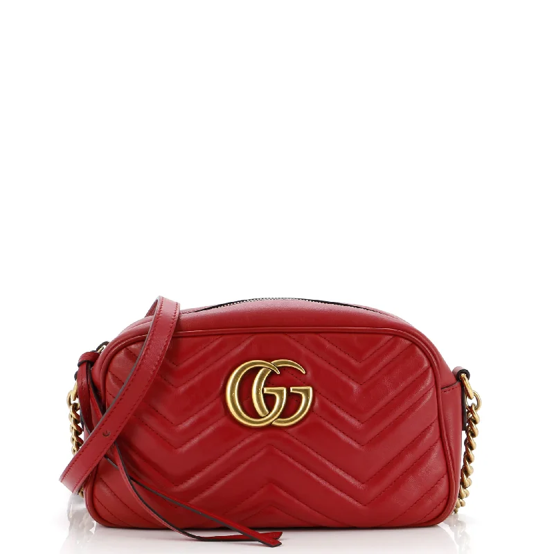 GG Marmont Shoulder Bag Matelasse Leather Small