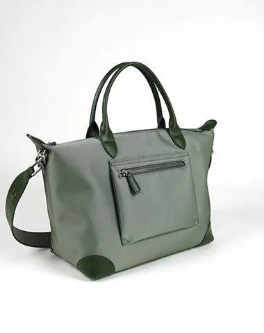 Patchwork Tote Bag in Denim with Vintage - Inspired Designs for a Retro AppealGreen Womens Nylon Shoulder Tote Green Nylon Handbag Shoulder Purse for Ladies Patchwork Tote Bag in Denim with Vintage - Inspired Designs for a Retro AppealGreen Womens Nylon Shoulder Tote Green Nylon Handbag Shoulder Purse for Ladies