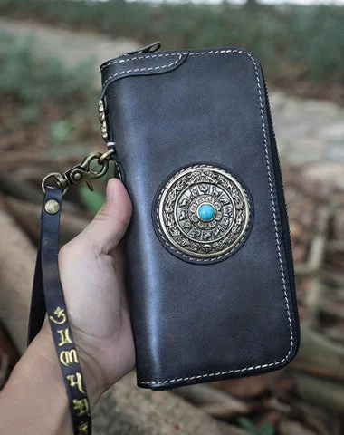 Patchwork Tote Bag in Denim with Vintage - Inspired Designs for a Retro AppealHandmade Black Leather Tibetan Totem Long Wallet Cool Zipper Clutch Wristlet Wallet for Men Patchwork Tote Bag in Denim with Vintage - Inspired Designs for a Retro AppealHandmade Black Leather Tibetan Totem Long Wallet Cool Zipper Clutch Wristlet Wallet for Men