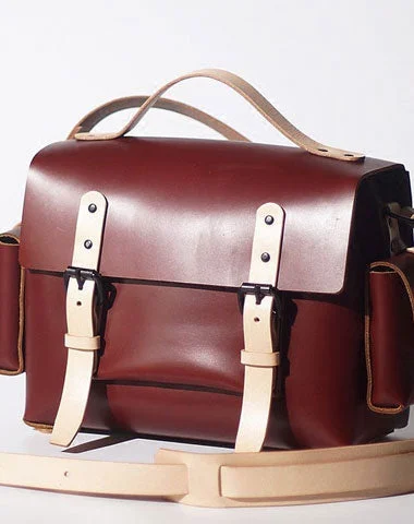 Women's Shoulder Bag with Zippered Pockets in Orange for SafetyHandmade Leather Red Womens Messenger Bag Fashion Shoulder Bag for Women Women's Shoulder Bag with Zippered Pockets in Orange for SafetyHandmade Leather Red Womens Messenger Bag Fashion Shoulder Bag for Women