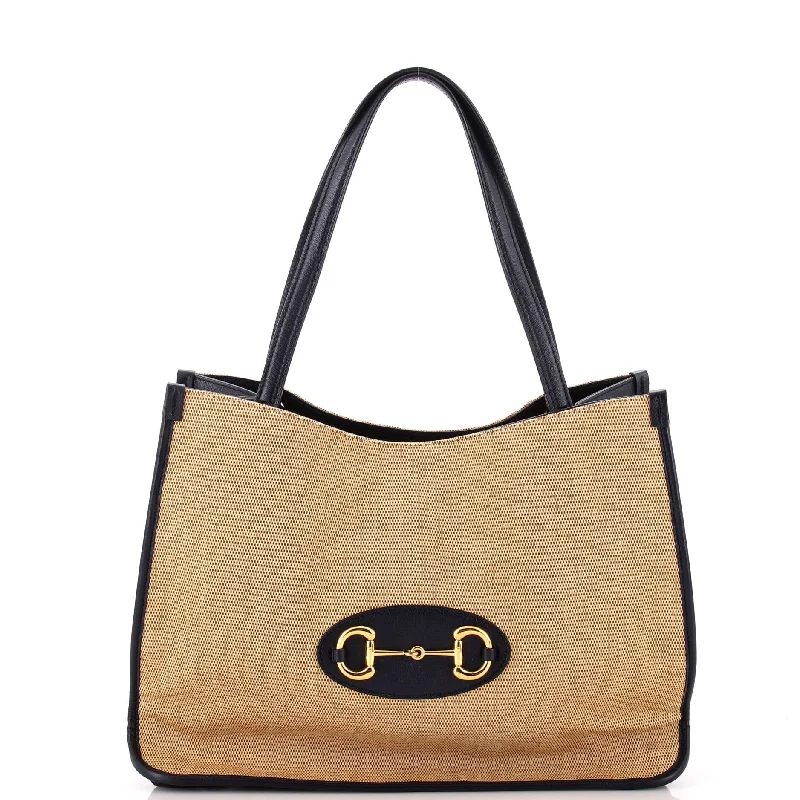 Oversized Jute Tote Bag in Natural Color with Rope Handles for a Beach VacationHorsebit 1955 Tote Canvas and Leather Medium Oversized Jute Tote Bag in Natural Color with Rope Handles for a Beach VacationHorsebit 1955 Tote Canvas and Leather Medium