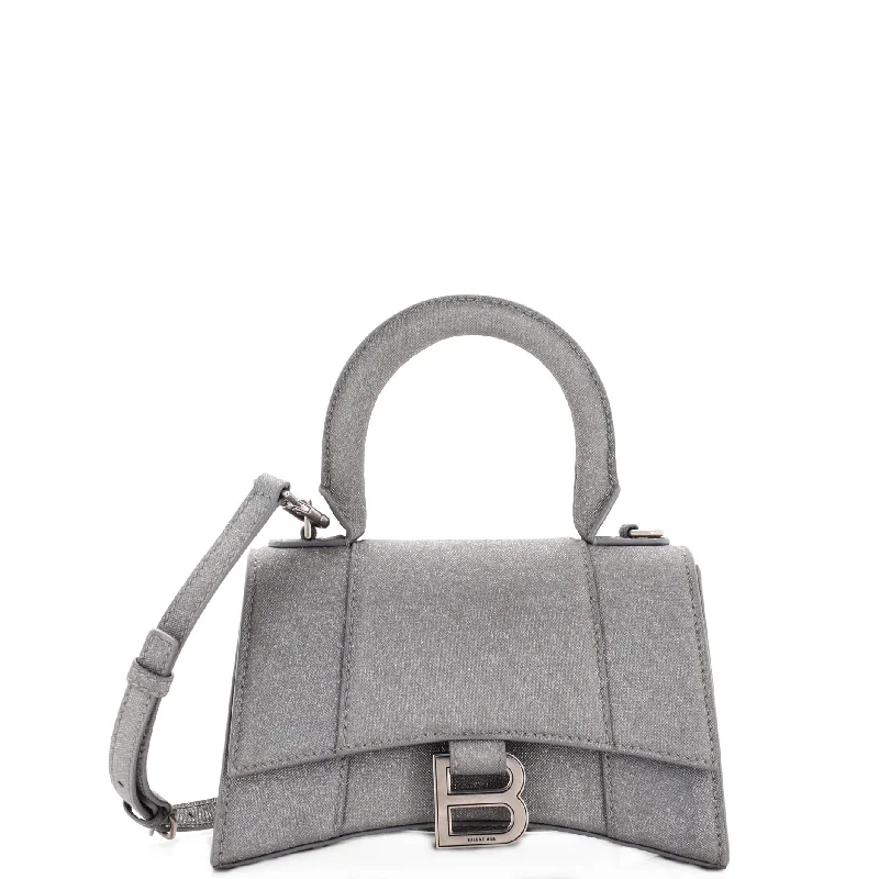 Women's Large Leather Shoulder Bag in Brown with Multiple Compartments for WorkHourglass Top Handle Bag Glitter Leather XS Women's Large Leather Shoulder Bag in Brown with Multiple Compartments for WorkHourglass Top Handle Bag Glitter Leather XS