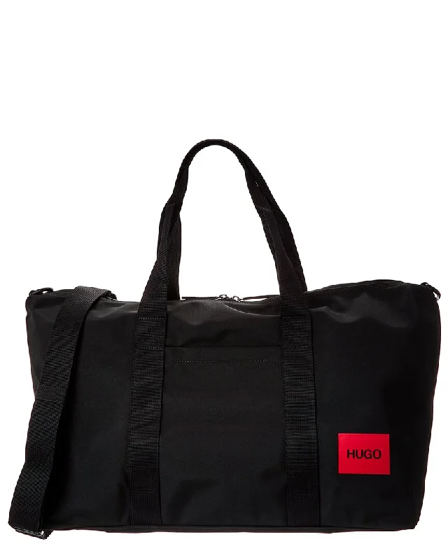 Large Capacity Genuine Leather Women's Tote Bag in Black for Work and CommutingHugo Boss Ethon Holdall Tote Large Capacity Genuine Leather Women's Tote Bag in Black for Work and CommutingHugo Boss Ethon Holdall Tote