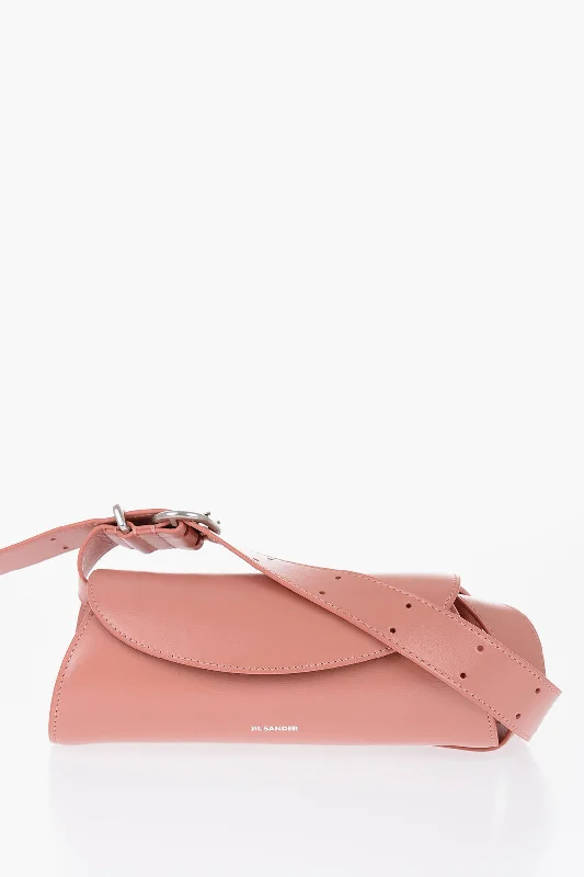 Women's Tote Bag with Inner Compartments in Gray for Organizing Everyday EssentialsJil Sander Leather Cannolo Trunk Bag With Adjustable Strap Women's Tote Bag with Inner Compartments in Gray for Organizing Everyday EssentialsJil Sander Leather Cannolo Trunk Bag With Adjustable Strap
