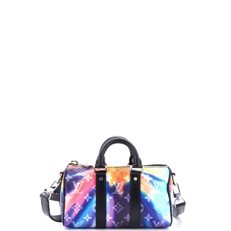 Keepall Bandouliere Bag Limited Edition Monogram Sunset Canvas XS