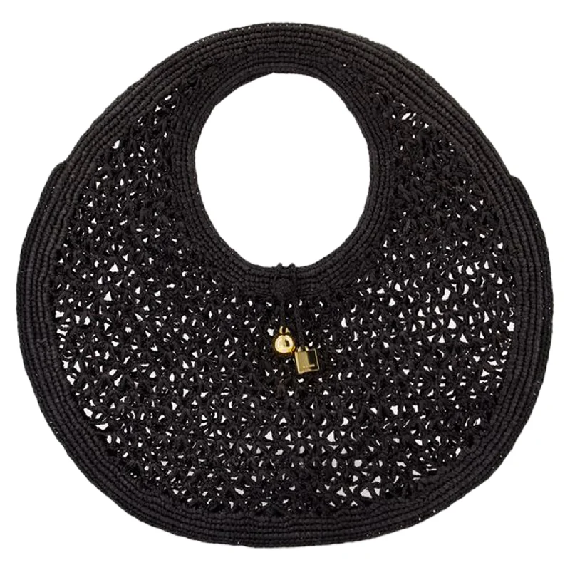 Geometric - Printed Tote Bag in Multicolor for a Contemporary and Trendy OutfitLe Rond Spiaggia Shopper Bag - Jacquemus - Raffia - Black Geometric - Printed Tote Bag in Multicolor for a Contemporary and Trendy OutfitLe Rond Spiaggia Shopper Bag - Jacquemus - Raffia - Black