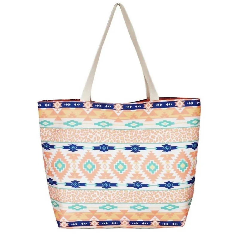 Quilted Tote Bag in Cream with Silver Hardware for a Classic and Sophisticated StyleLeopard & Aztec Print Canvas Tote Bag In Coral/mint Quilted Tote Bag in Cream with Silver Hardware for a Classic and Sophisticated StyleLeopard & Aztec Print Canvas Tote Bag In Coral/mint