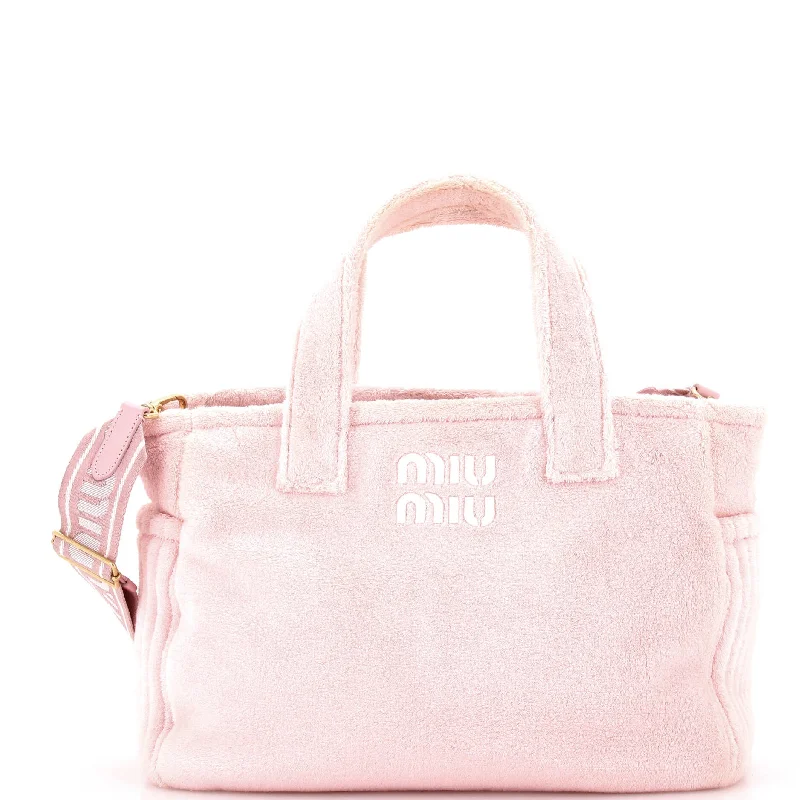 Logo Convertible Tote Terry Cloth Large