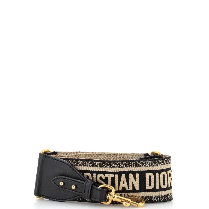 Logo Shoulder Strap Embroidered Canvas
