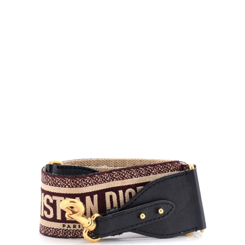 Metallic Shoulder Bag in Gold for Special OccasionsLogo Shoulder Strap Embroidered Canvas Metallic Shoulder Bag in Gold for Special OccasionsLogo Shoulder Strap Embroidered Canvas