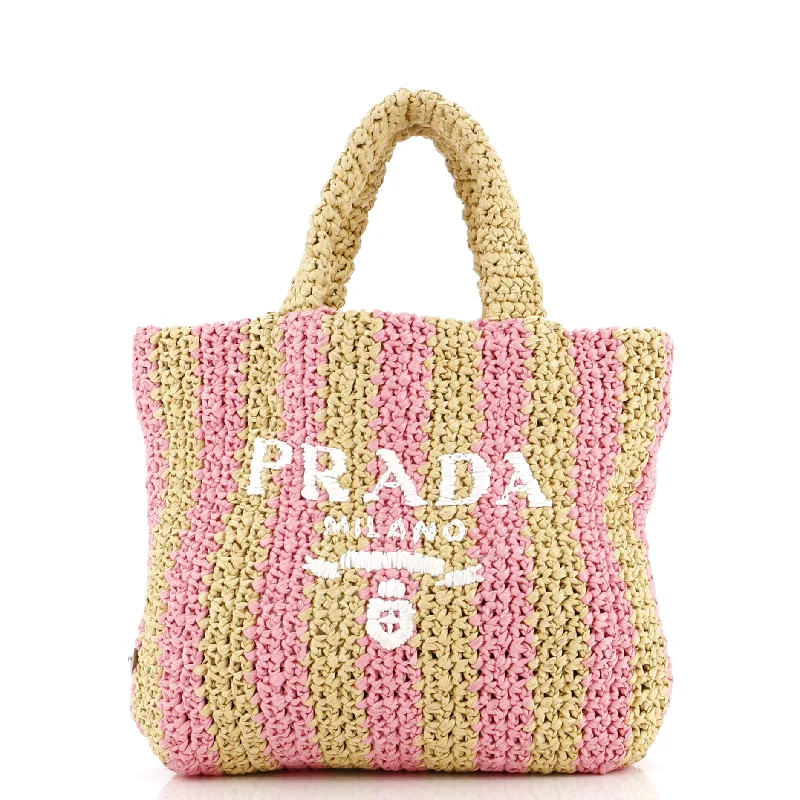 Patchwork Tote Bag in Denim with Vintage - Inspired Designs for a Retro AppealLogo Tote Raffia Small Patchwork Tote Bag in Denim with Vintage - Inspired Designs for a Retro AppealLogo Tote Raffia Small