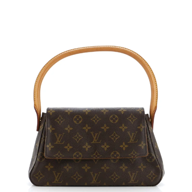 Pvc Shoulder Bag in Clear with Glitter for a Fun and Modern LookLooping Handbag Monogram Canvas Mini Pvc Shoulder Bag in Clear with Glitter for a Fun and Modern LookLooping Handbag Monogram Canvas Mini