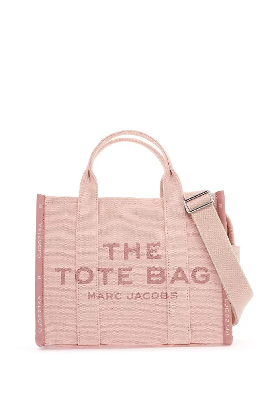 Small Vegan Leather Tote Bag in Blush Pink with Gold - Tone Hardware for a Feminine and Stylish AccessoryMarc Jacobs The Jacquard Medium Tote Bag Small Vegan Leather Tote Bag in Blush Pink with Gold - Tone Hardware for a Feminine and Stylish AccessoryMarc Jacobs The Jacquard Medium Tote Bag