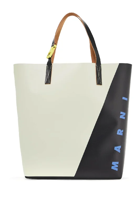 Tote Bag with Adjustable Shoulder Strap in Olive Green for Comfortable CarryingMarni Tribeca N/s T Tote Bag with Adjustable Shoulder Strap in Olive Green for Comfortable CarryingMarni Tribeca N/s T