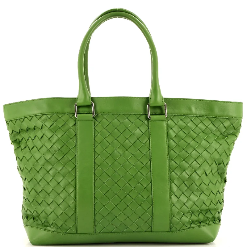 Maxi Weave Tote Bag Intrecciato Nappa Medium